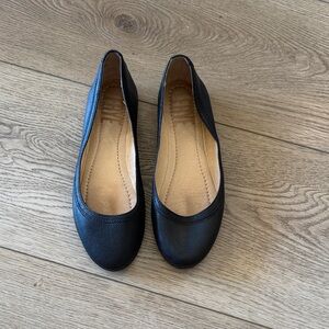 Frye Black Leather Women's Flats